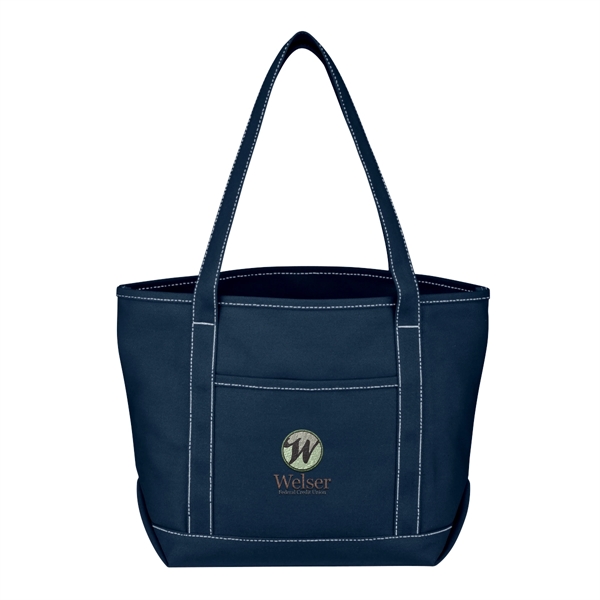 Medium Cotton Canvas Yacht Tote Bag - Medium Cotton Canvas Yacht Tote Bag - Image 16 of 31