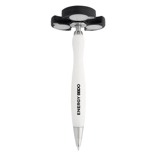 Light Up Spinner Pen Plum Grove