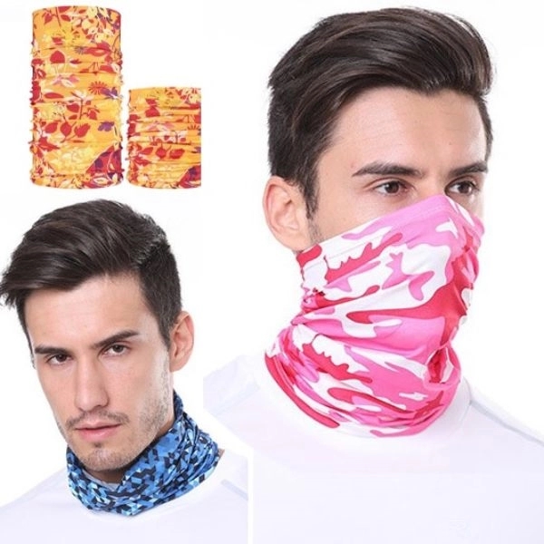 Face mask Reusable Bandana w/ Full-color Neck Gaiter - Face mask Reusable Bandana w/ Full-color Neck Gaiter - Image 0 of 5