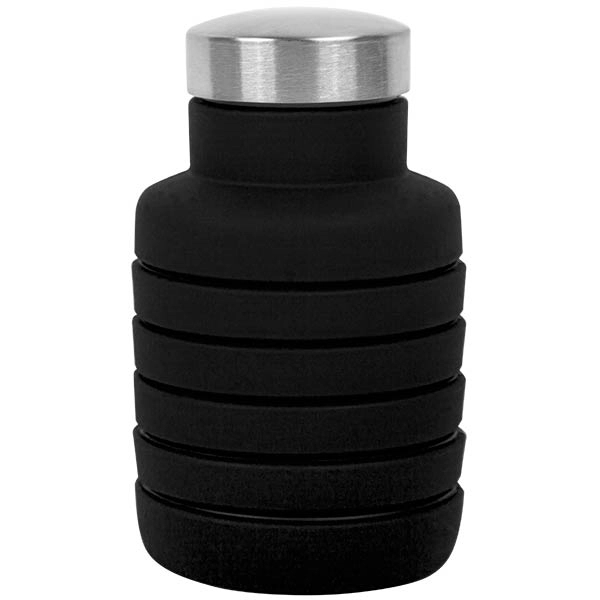 17 oz Collapsible Silicon Water Bottle - 17 oz Collapsible Silicon Water Bottle - Image 1 of 17