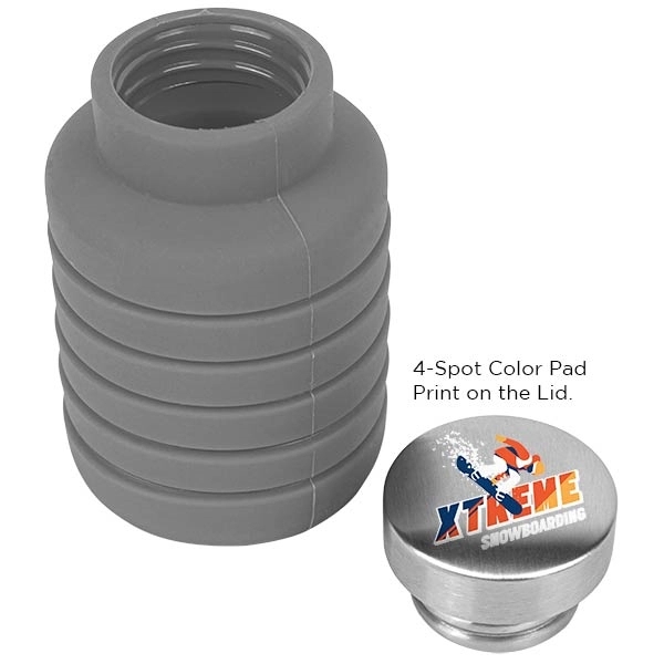 17 oz Collapsible Silicon Water Bottle - 17 oz Collapsible Silicon Water Bottle - Image 15 of 17