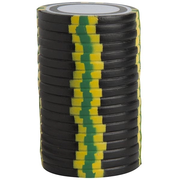 Custom Poker Chips Stack Shaped Stress Reliever