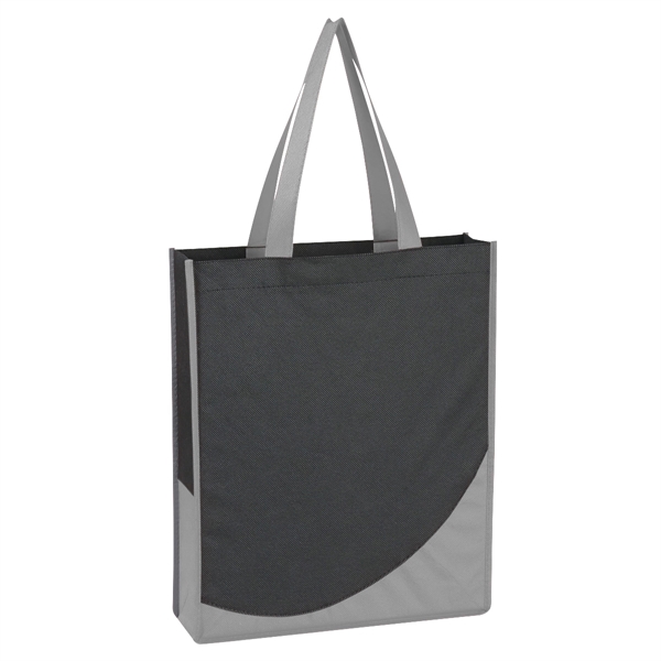 Non-Woven Tote Bag With Accent Trim - Non-Woven Tote Bag With Accent Trim - Image 11 of 16
