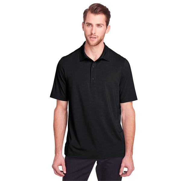 North End Men's JAQ Snap-Up Stretch Performance Polo