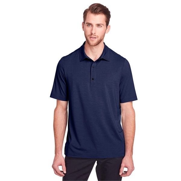 North End Men's JAQ Snap-Up Stretch Performance Polo
