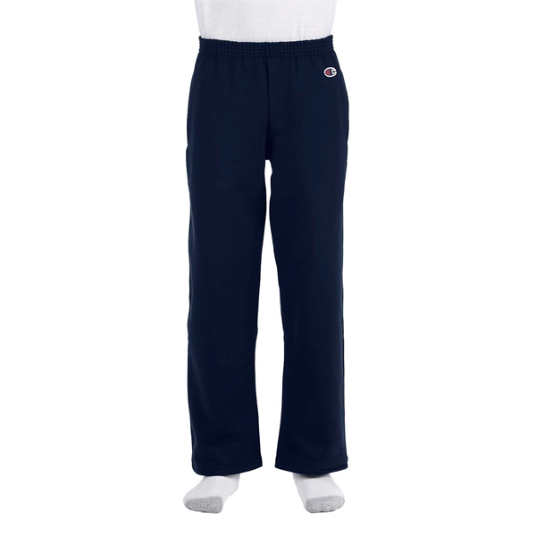 Champion Youth Powerblend® Open-Bottom Fleece Pant with P... - Champion Youth Powerblend® Open-Bottom Fleece Pant with P... - Image 8 of 21