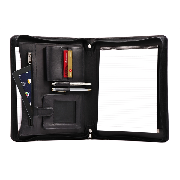 Zippered Portfolio, Smartphone Pocket, 2 Pen Loops - Zippered Portfolio, Smartphone Pocket, 2 Pen Loops - Image 17 of 17