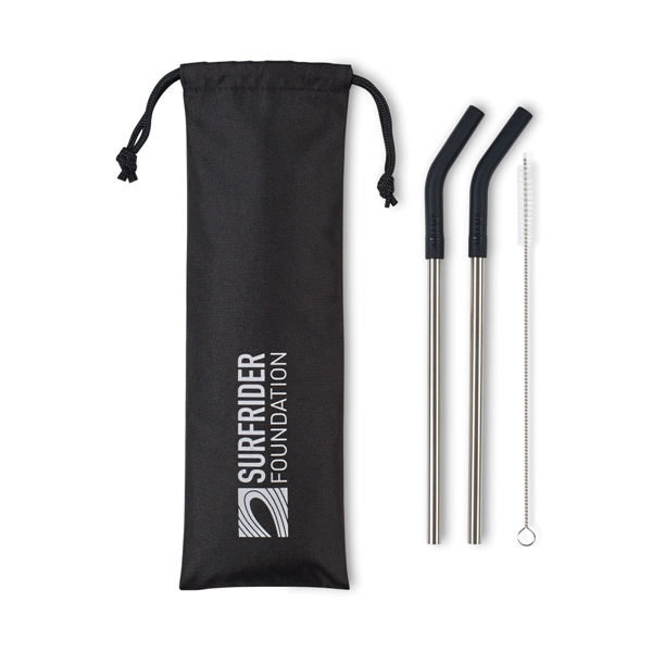 Aviana™ Poppy 2-Pack Stainless Straw Set - Aviana™ Poppy 2-Pack Stainless Straw Set - Image 1 of 3