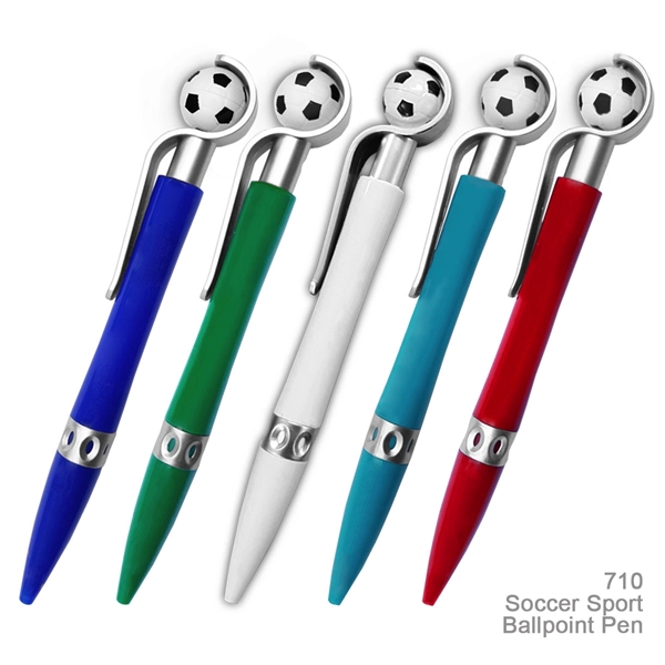 Popular Soccer Ball Sports Ballpoint Custom Pens - Popular Soccer Ball Sports Ballpoint Custom Pens - Image 1 of 1