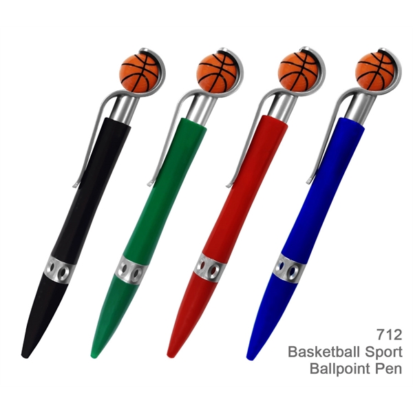 Popular Basketball Sports Ballpoint Custom Pens - Popular Basketball Sports Ballpoint Custom Pens - Image 1 of 9