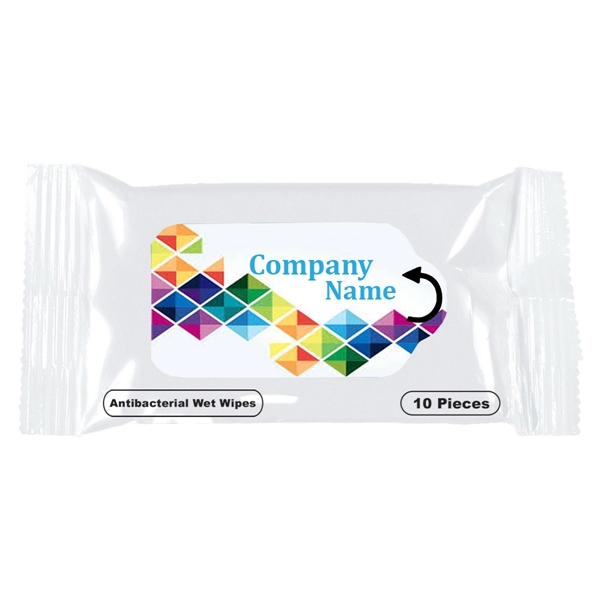 Anti-Bacterial Wet Wipe Packet - Anti-Bacterial Wet Wipe Packet - Image 0 of 1