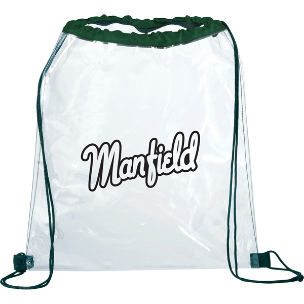 Drawstring bag outlet clear