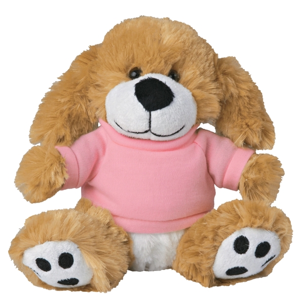 6" Plush Big Paw Dog With Shirt - 6" Plush Big Paw Dog With Shirt - Image 4 of 7