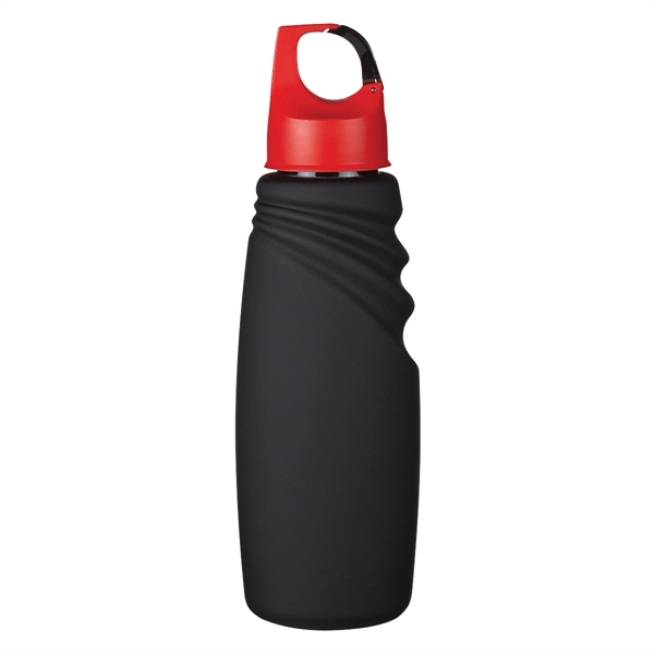 24 Oz. Matte Finish Crest Carabiner Sports Bottle - 24 Oz. Matte Finish Crest Carabiner Sports Bottle - Image 7 of 11