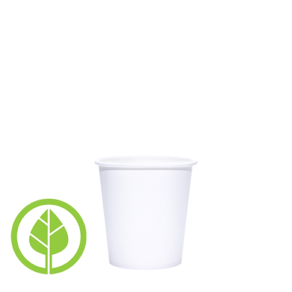 BLANK 4 oz. Eco-Friendly PLA Single Wall Paper Hot Cup - BLANK 4 oz. Eco-Friendly PLA Single Wall Paper Hot Cup - Image 0 of 0