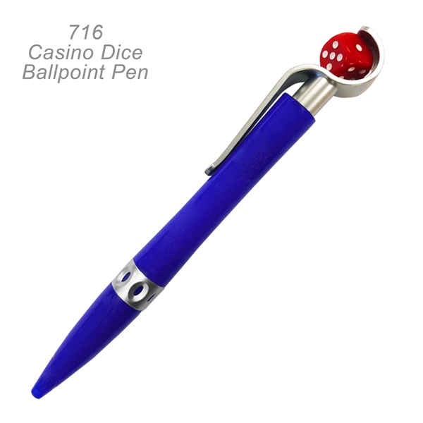 Popular Casino Dice Ballpoint Custom Pens - Popular Casino Dice Ballpoint Custom Pens - Image 3 of 9