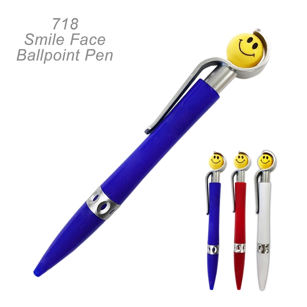 Popular Smile Face Novelty Ballpoint Custom Pens - Popular Smile Face Novelty Ballpoint Custom Pens - Image 2 of 7