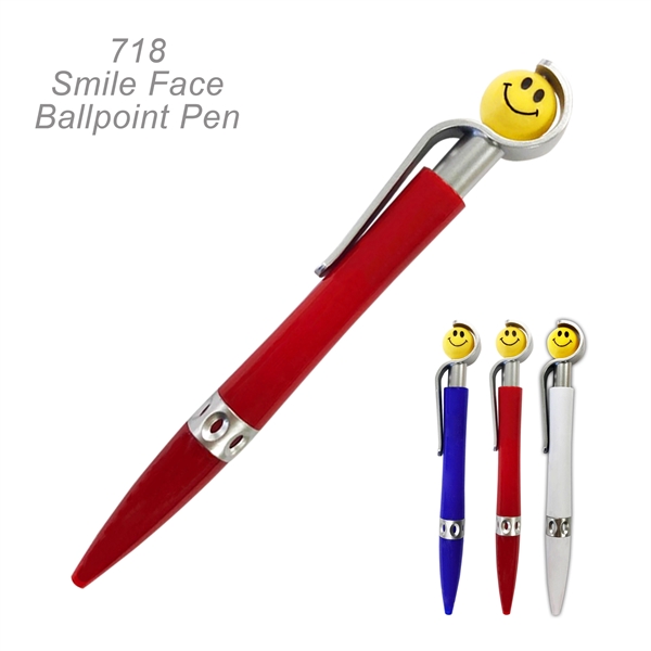 Popular Smile Face Novelty Ballpoint Custom Pens - Popular Smile Face Novelty Ballpoint Custom Pens - Image 4 of 7