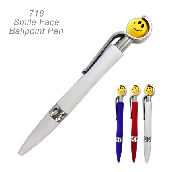 Popular Smile Face Novelty Ballpoint Custom Pens - Popular Smile Face Novelty Ballpoint Custom Pens - Image 6 of 7