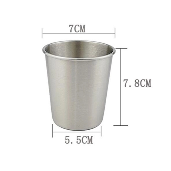 6.8 OZ Stainless Steel Beer Mugs - 6.8 OZ Stainless Steel Beer Mugs - Image 1 of 2