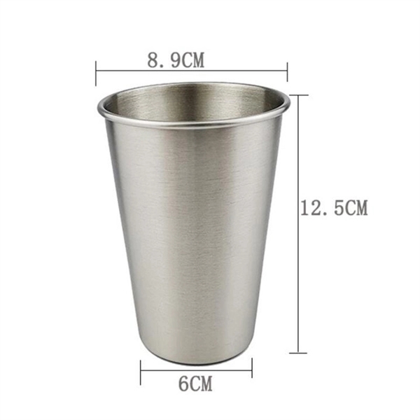 17 OZ Stainless Steel Beer Mugs - 17 OZ Stainless Steel Beer Mugs - Image 1 of 2