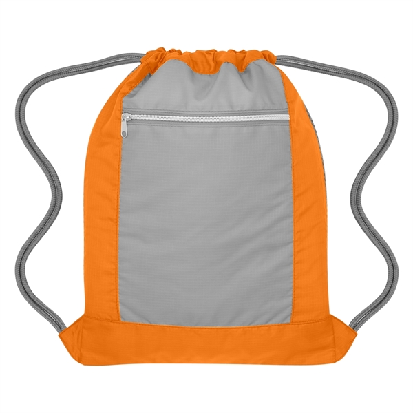 Flip Side Drawstring Sports Bag - Flip Side Drawstring Sports Bag - Image 12 of 16