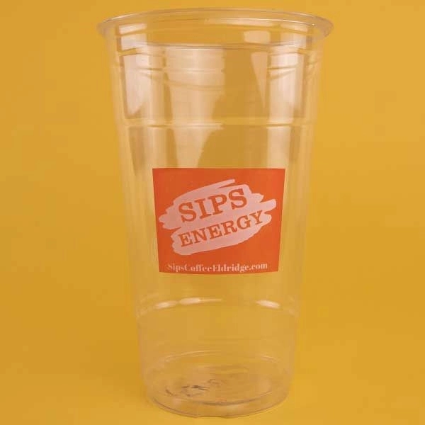 24 oz. Eco-Friendly Clear PLA Plastic Cup - 24 oz. Eco-Friendly Clear PLA Plastic Cup - Image 1 of 2