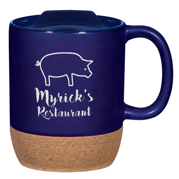 14 Oz. Cork Base Ceramic Mug - 14 Oz. Cork Base Ceramic Mug - Image 7 of 20