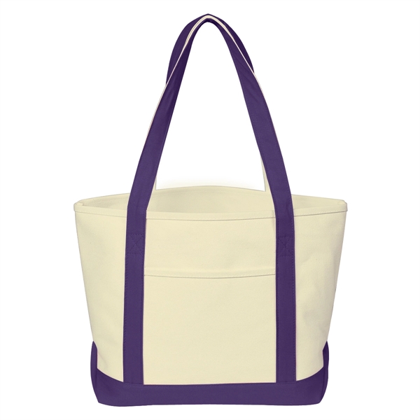 Medium Starboard Cotton Canvas Tote Bag - Medium Starboard Cotton Canvas Tote Bag - Image 23 of 36