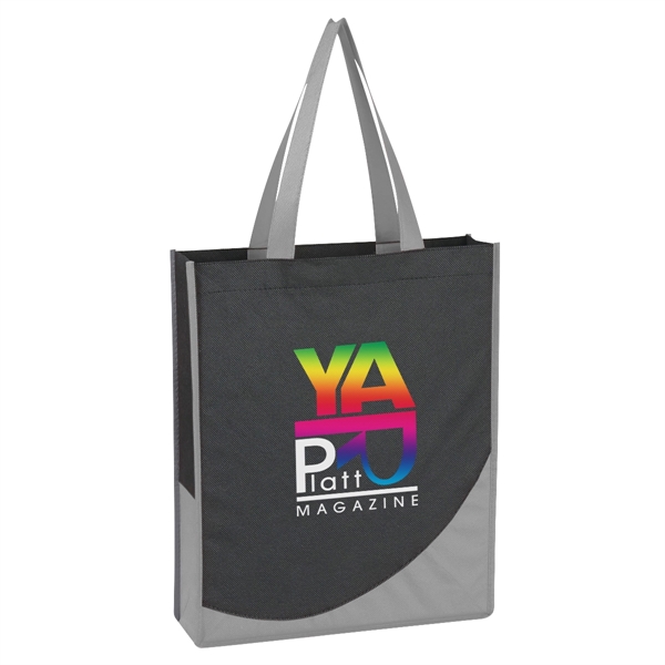 Non-Woven Tote Bag With Accent Trim - Non-Woven Tote Bag With Accent Trim - Image 6 of 16