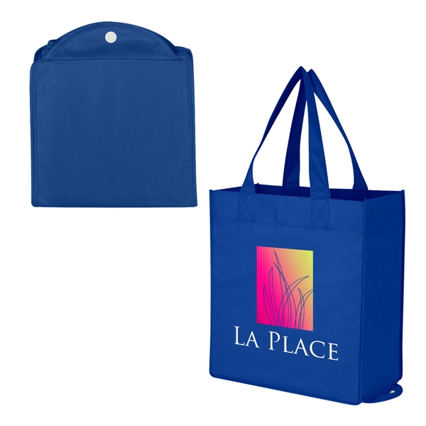 Non-Woven Foldable Shopper Tote Bag - Non-Woven Foldable Shopper Tote Bag - Image 14 of 21