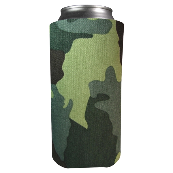 Camo Tall Boy Stainless Steel Koozie