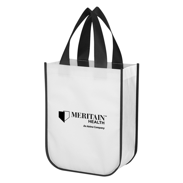 Shiny Non-Woven Shopper Tote Bag - Shiny Non-Woven Shopper Tote Bag - Image 10 of 23