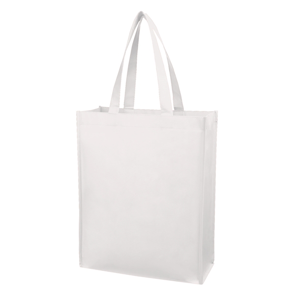 Matte Laminated Non-Woven Shopper Tote Bag - Matte Laminated Non-Woven Shopper Tote Bag - Image 14 of 15