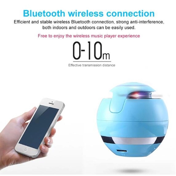 Ball Shape Wireless Bluetooth Speaker - Ball Shape Wireless Bluetooth Speaker - Image 3 of 6