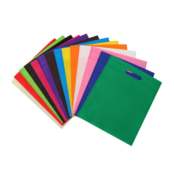 Die Cut Handle Trade Show Non-Woven Tote - Die Cut Handle Trade Show Non-Woven Tote - Image 0 of 1