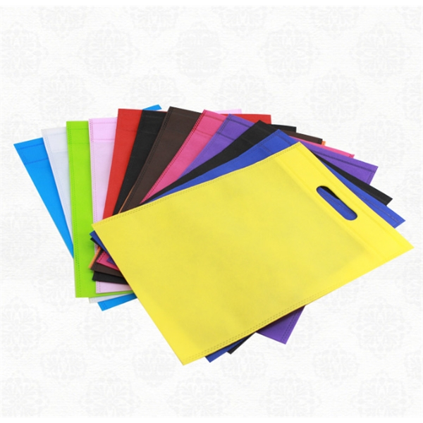 Die Cut Handle Trade Show Non-Woven Tote - Die Cut Handle Trade Show Non-Woven Tote - Image 1 of 1