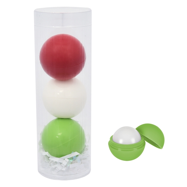 3-Piece Lip Moisturizer Ball Tube Gift Set - 3-Piece Lip Moisturizer Ball Tube Gift Set - Image 1 of 4