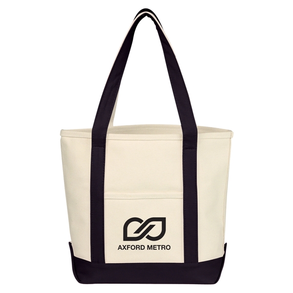 Small Starboard Cotton Canvas Tote Bag - Small Starboard Cotton Canvas Tote Bag - Image 3 of 20