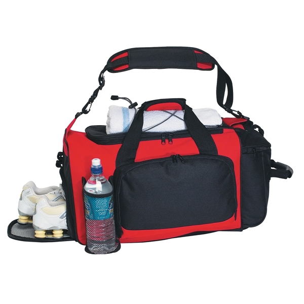 Deluxe Sports Duffel Bag - Deluxe Sports Duffel Bag - Image 12 of 13