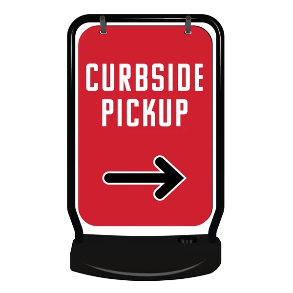 Stock Swing Sign - Double Sided Kit (Rt Arrow Curbside PU) - Stock Swing Sign - Double Sided Kit (Rt Arrow Curbside PU) - Image 0 of 0