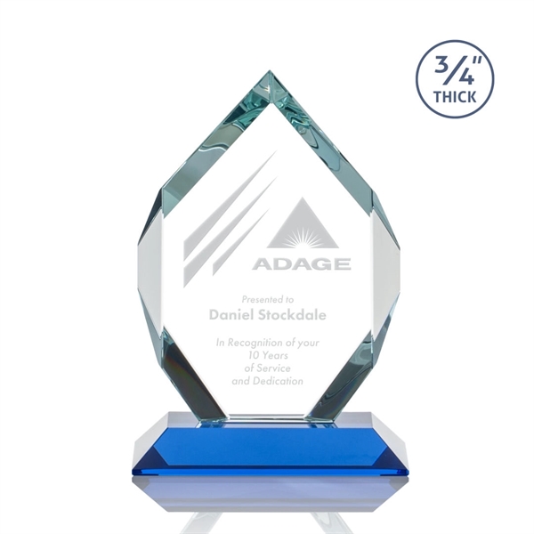 Custom Royal Diamond Award - Sky Blue