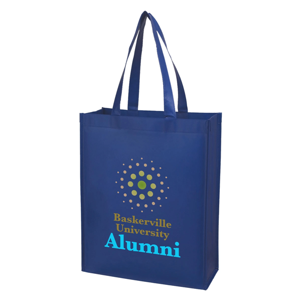 Matte Laminated Non-Woven Shopper Tote Bag - Matte Laminated Non-Woven Shopper Tote Bag - Image 9 of 15