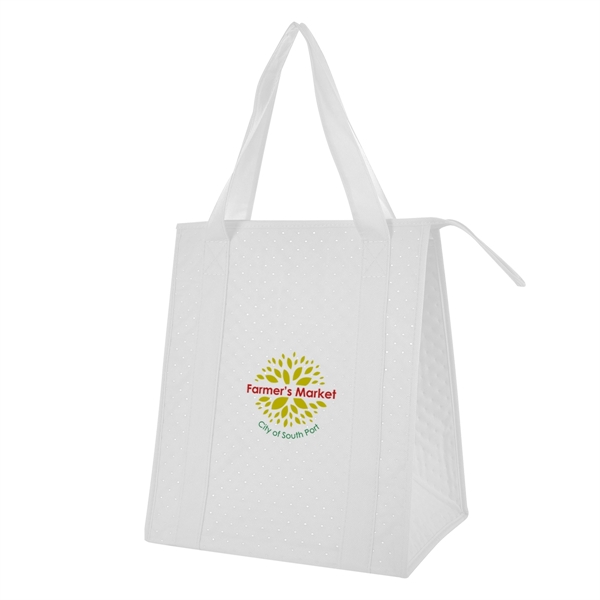 Dimples Non-Woven Cooler Tote Bag - Dimples Non-Woven Cooler Tote Bag - Image 17 of 27