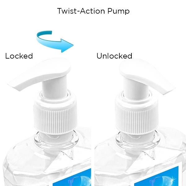 Customized Mini Gel Hand Sanitizer In Square Bottle