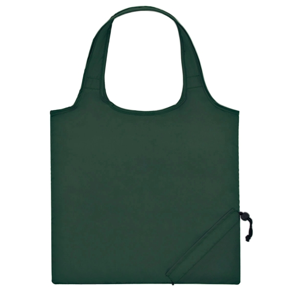 Foldable Drawstring Tote Bag - Foldable Drawstring Tote Bag - Image 2 of 17
