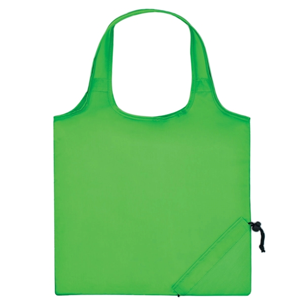 Foldable Drawstring Tote Bag - Foldable Drawstring Tote Bag - Image 4 of 17