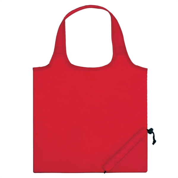 Foldable Drawstring Tote Bag - Foldable Drawstring Tote Bag - Image 8 of 17
