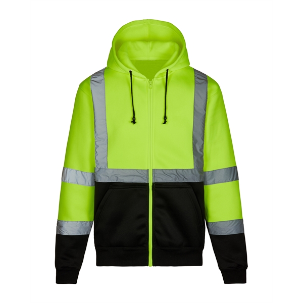 Max Apparel® Hi Vis Full Zip Hooded Sweatshirt - Max Apparel® Hi Vis Full Zip Hooded Sweatshirt - Image 0 of 1