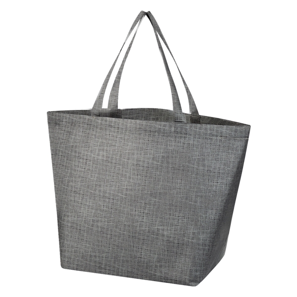 Crosshatch Non-Woven Tote Bag - Crosshatch Non-Woven Tote Bag - Image 15 of 18